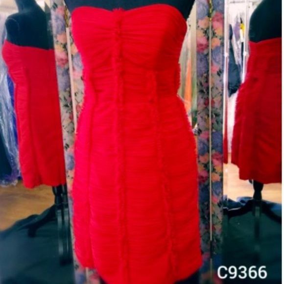 Sue Wong Dresses & Skirts - NWT Sue Wong Formal Short Dress in Red Size 4